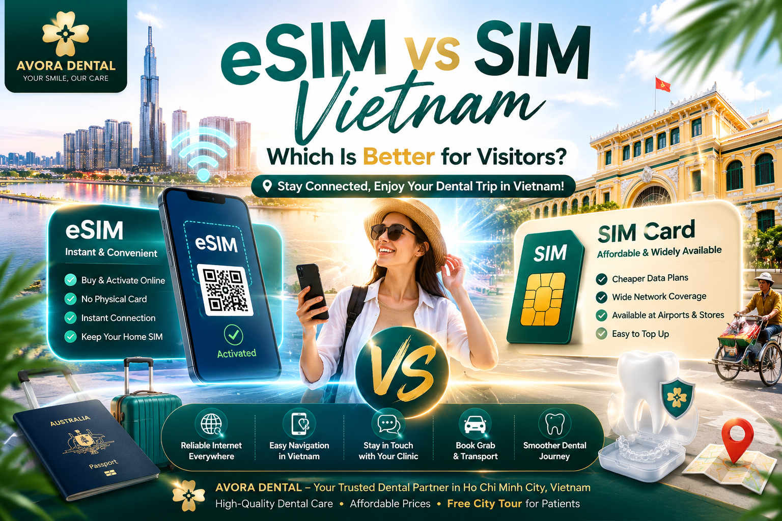 esim vs sim Vietnam 