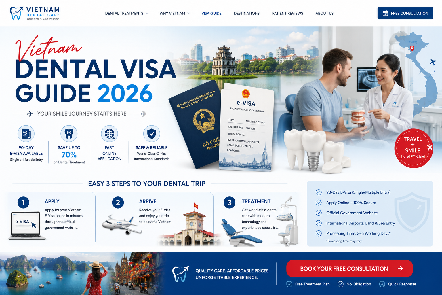 Vietnam dental visa