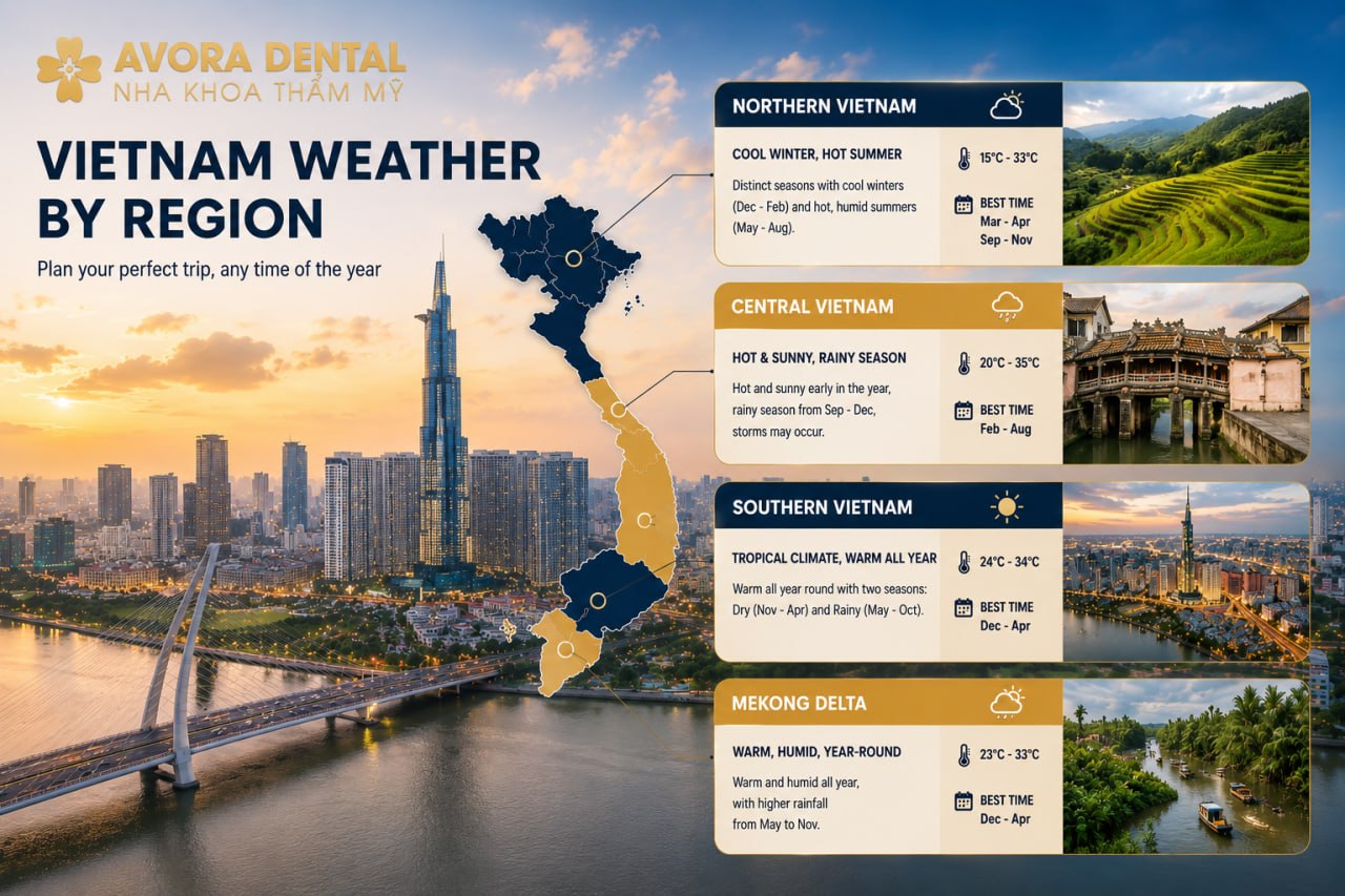 Vietnam weather by region