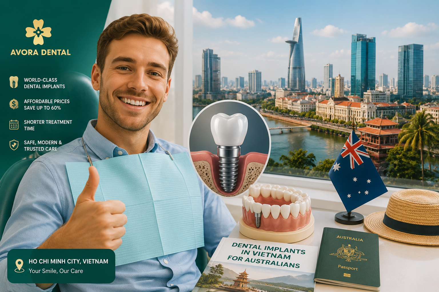 dental implants in Vietnam for Australians