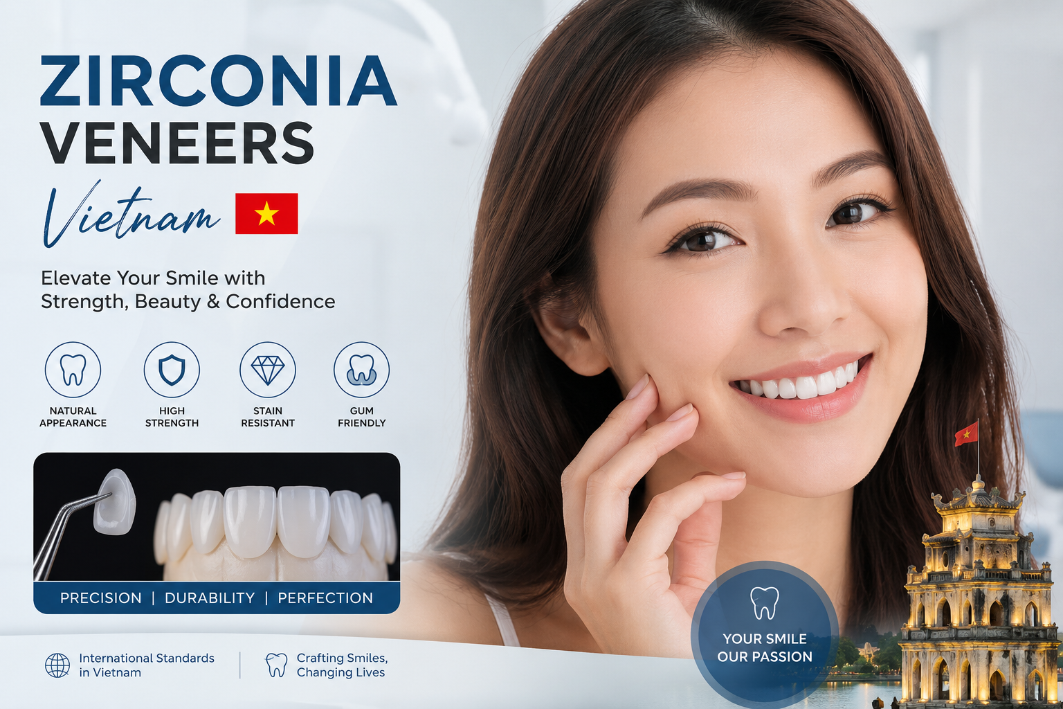 Zirconia veneers Vietnam