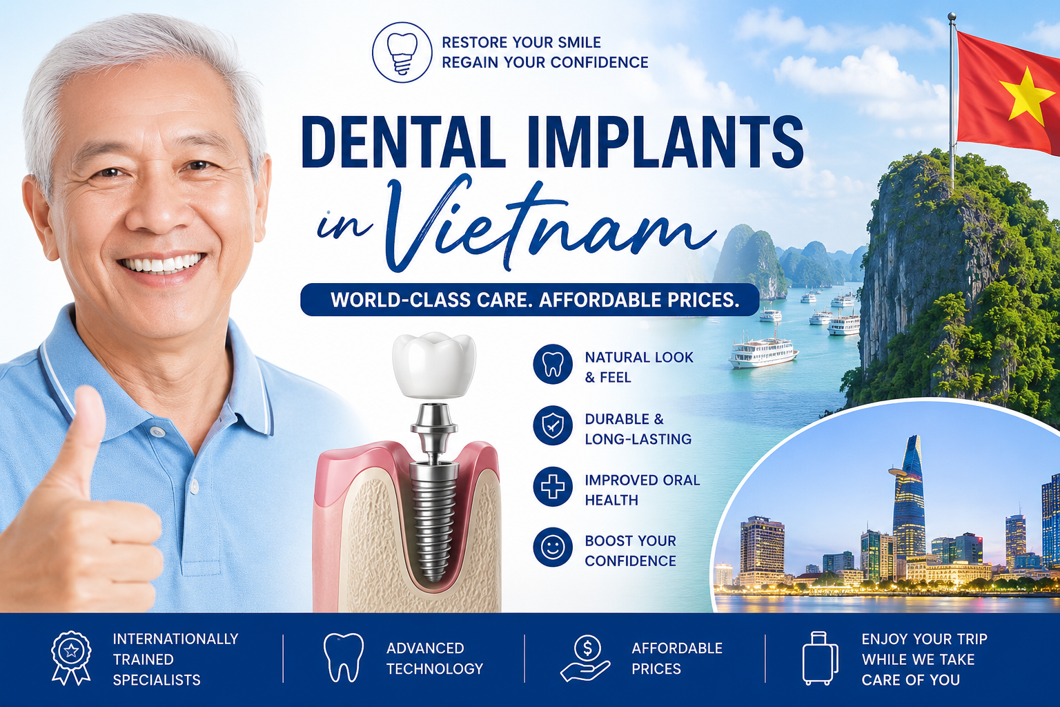 dental implants in Vietnam cost