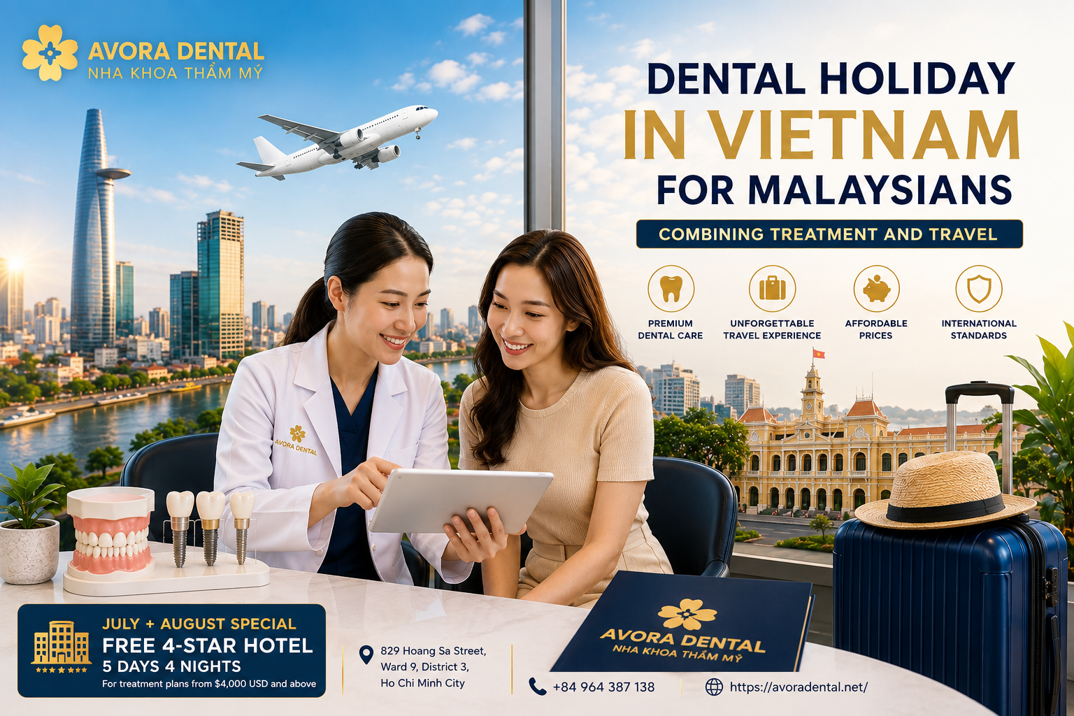 dental holiday in Vietnam for Malaysians