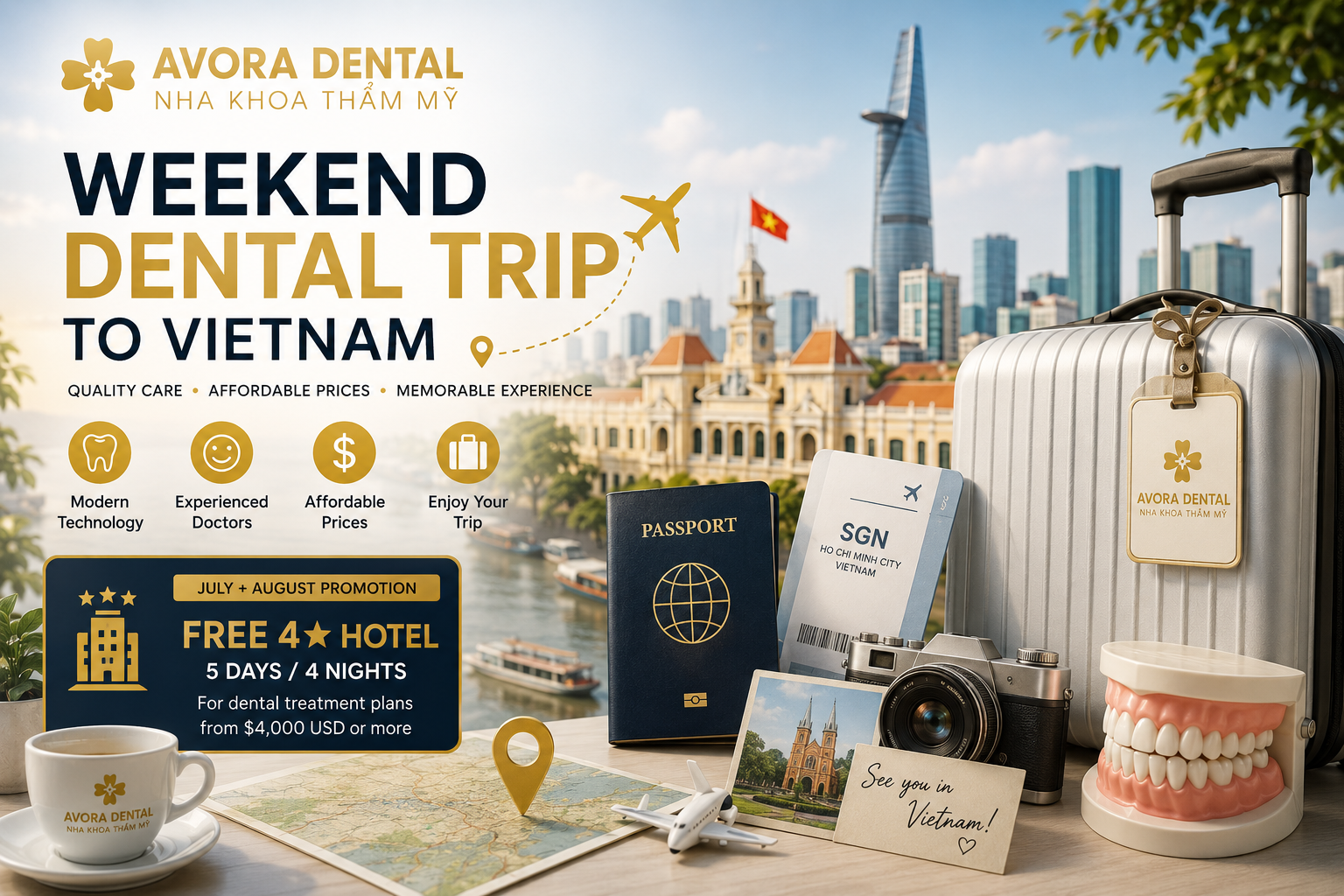 weekend dental trip to Vietnam