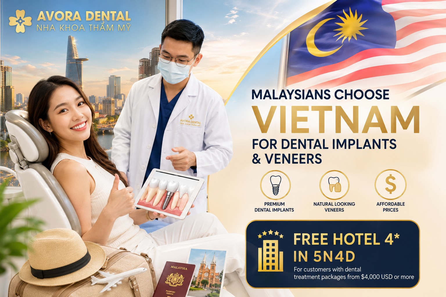 Malaysians choose Vietnam for dental